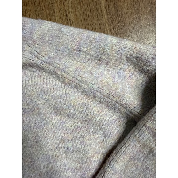 Old Navy Womens M Pastel Space Dye Marl Knit Crew Neck Raglan Sleeve Sweater - Picture 3 of 5